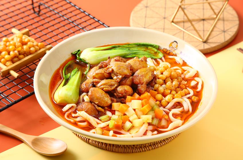 鸡块汤面